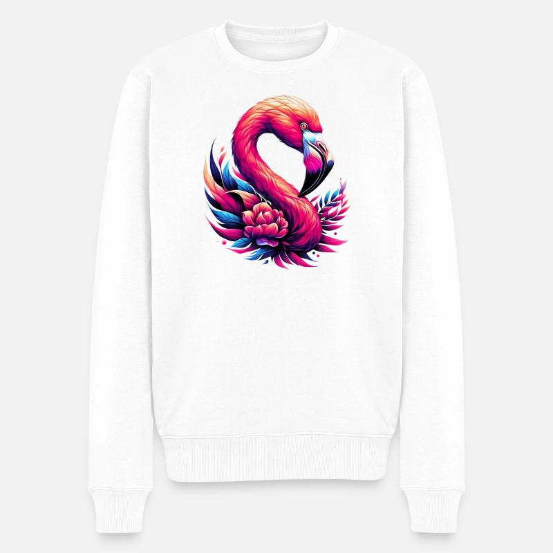 Flamant - Pull Premium bio Homme - blanc