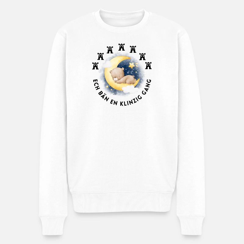 Siebenbürgen Kinder Motiv "Klinzig Gang" - Männer Premium Bio Pullover - Weiß
