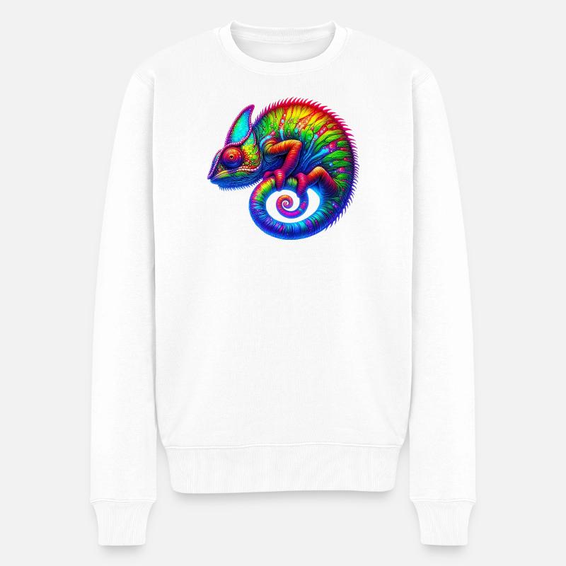 Caméléon - Pull Premium bio Homme - blanc