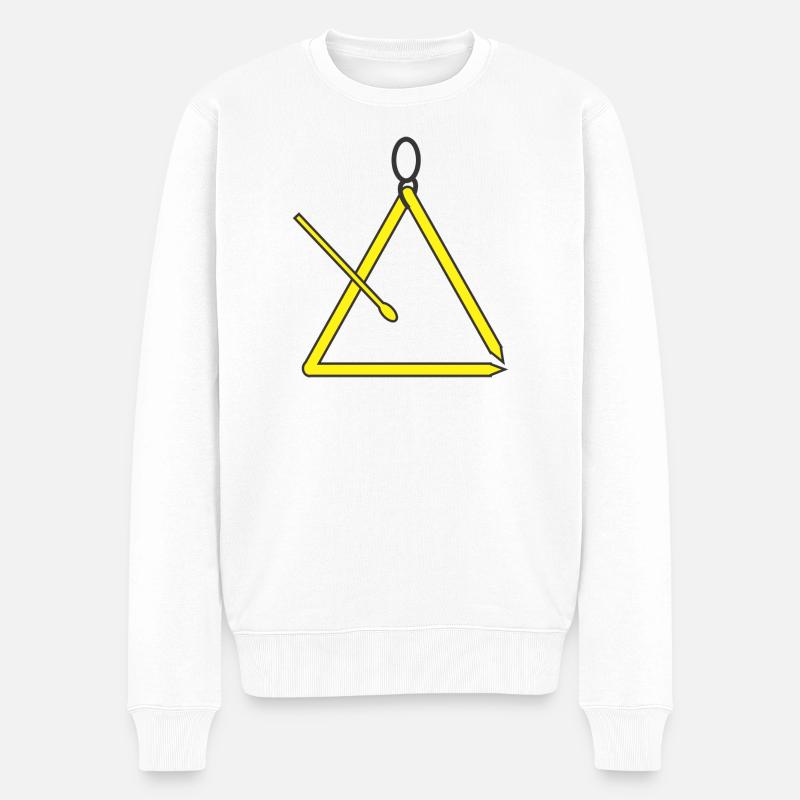Triangle - Pull Premium bio Homme - blanc