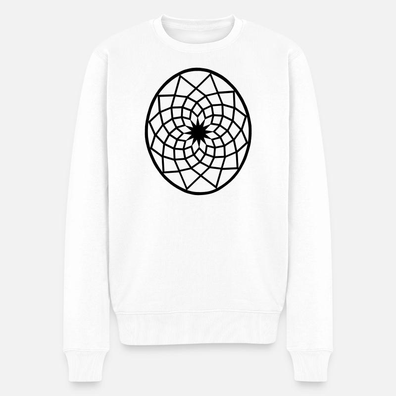 Piazza del Campidoglio - Pull Premium bio Homme - blanc