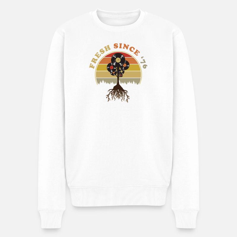 Fresh sinde 1976 - Pull Premium bio Homme - blanc