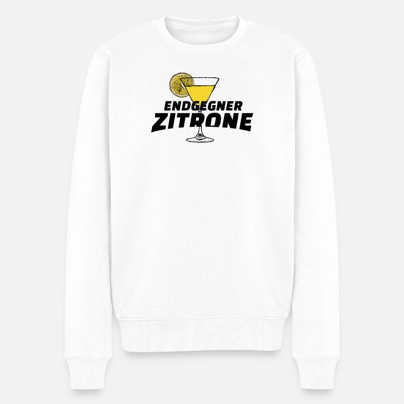 Végétalien Végétalien Bio - Pull Premium bio Homme - blanc