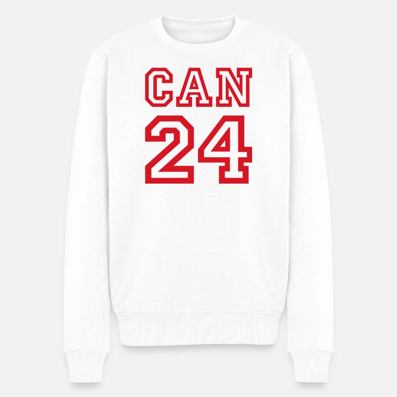 Canada Kanada - Pull Premium bio Homme - blanc