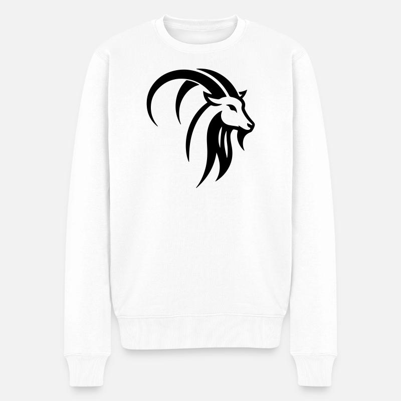 Capricorne - Pull Premium bio Homme - blanc