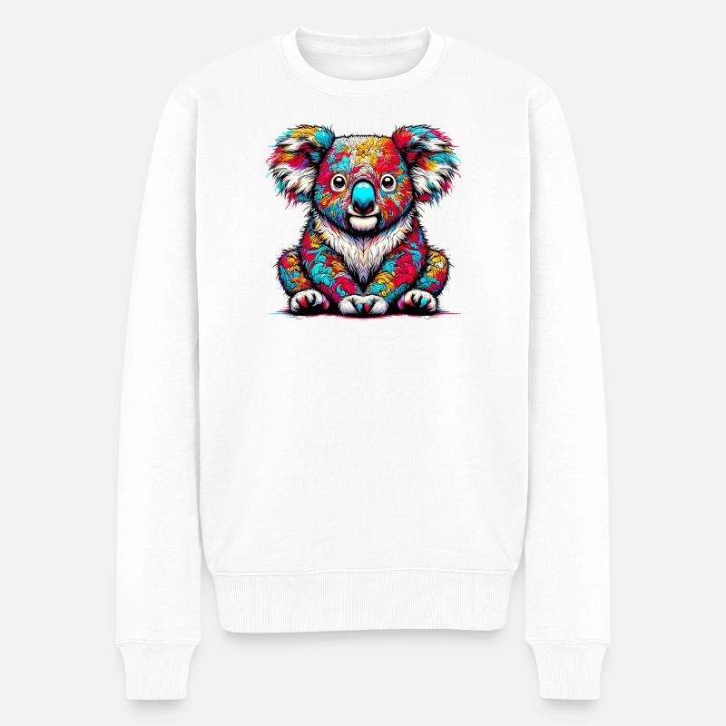 Koala - Pull Premium bio Homme - blanc