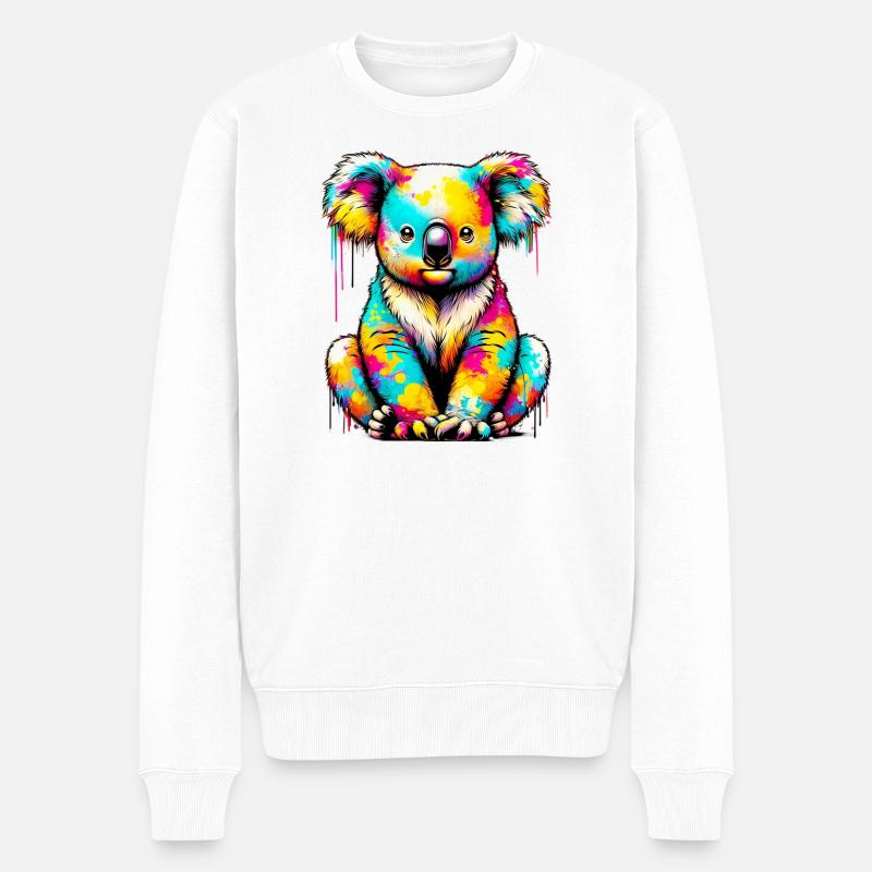Koala - Pull Premium bio Homme - blanc