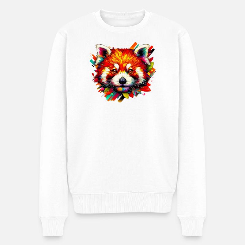 Petit panda - Pull Premium bio Homme - blanc