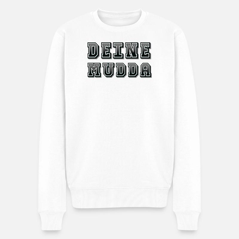 Votre Mudda - Pull Premium bio Homme - blanc