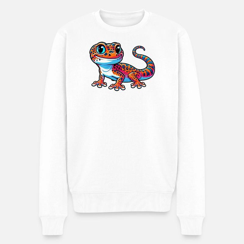 Gecko - Pull Premium bio Homme - blanc