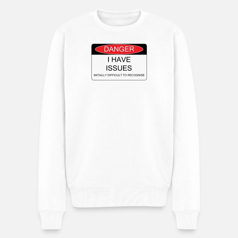 J’ai des problèmes - Pull Premium bio Homme - blanc