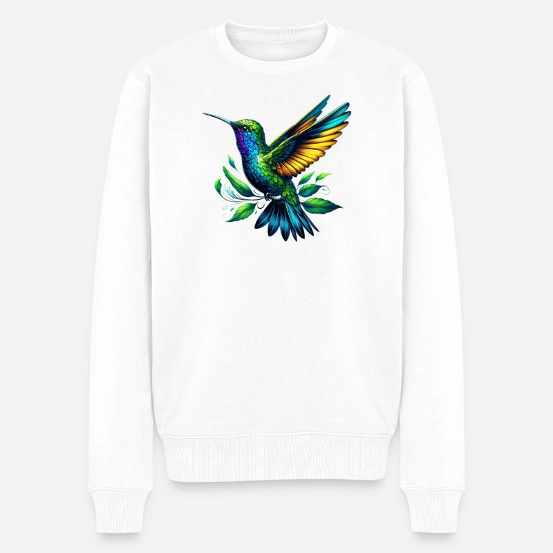 Colibri - Pull Premium bio Homme - blanc