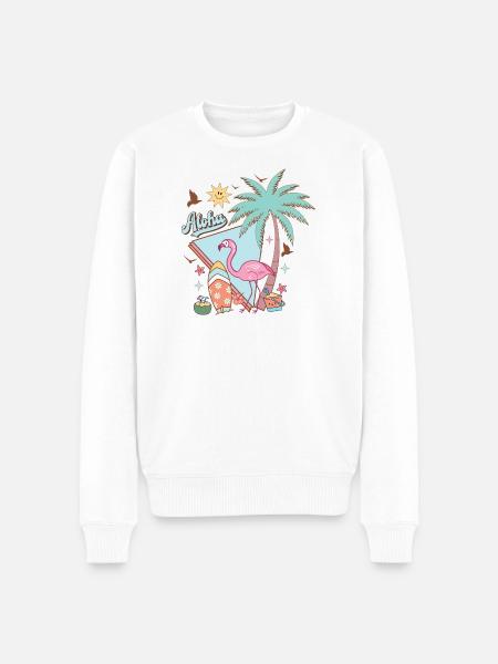 Aloha Été - Pull Premium bio Homme - blanc