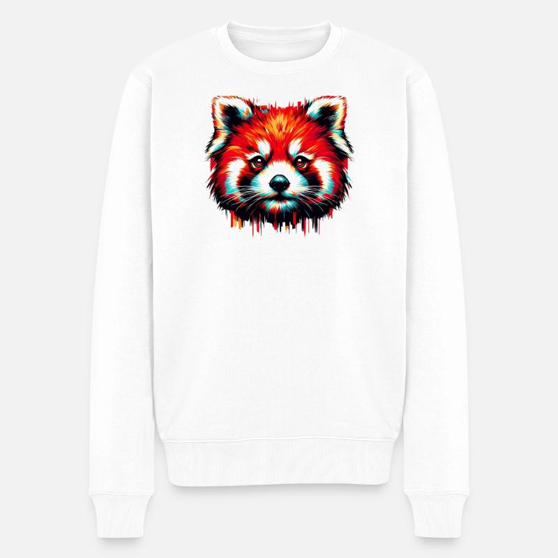 Petit panda - Pull Premium bio Homme - blanc