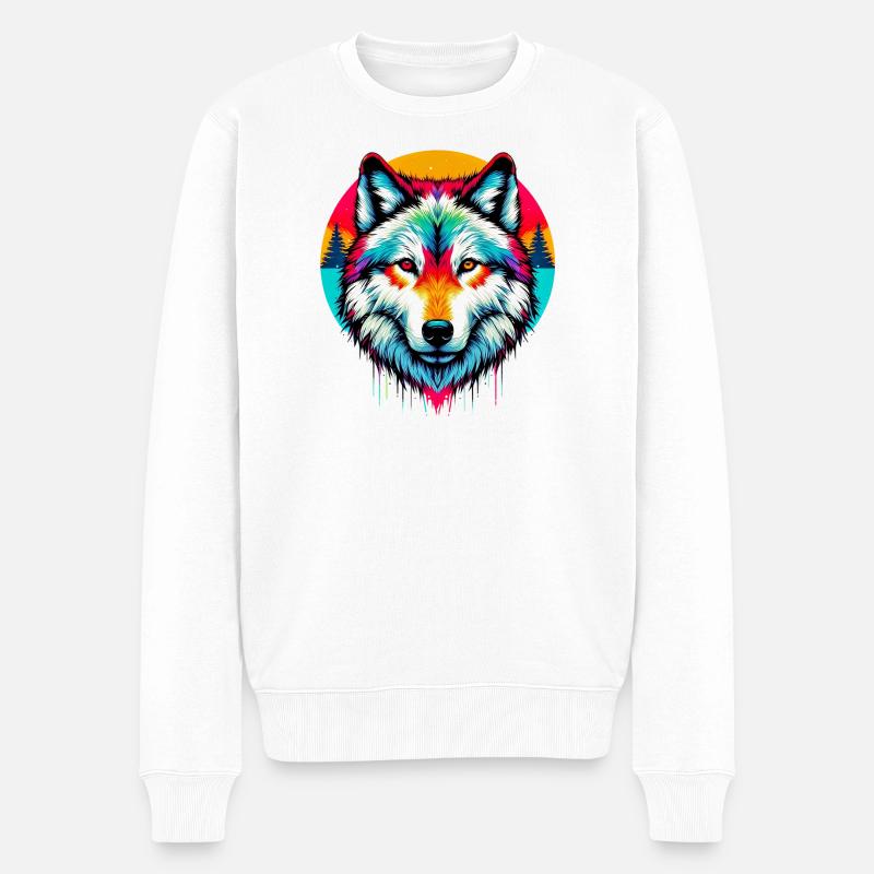 Loup - Pull Premium bio Homme - blanc