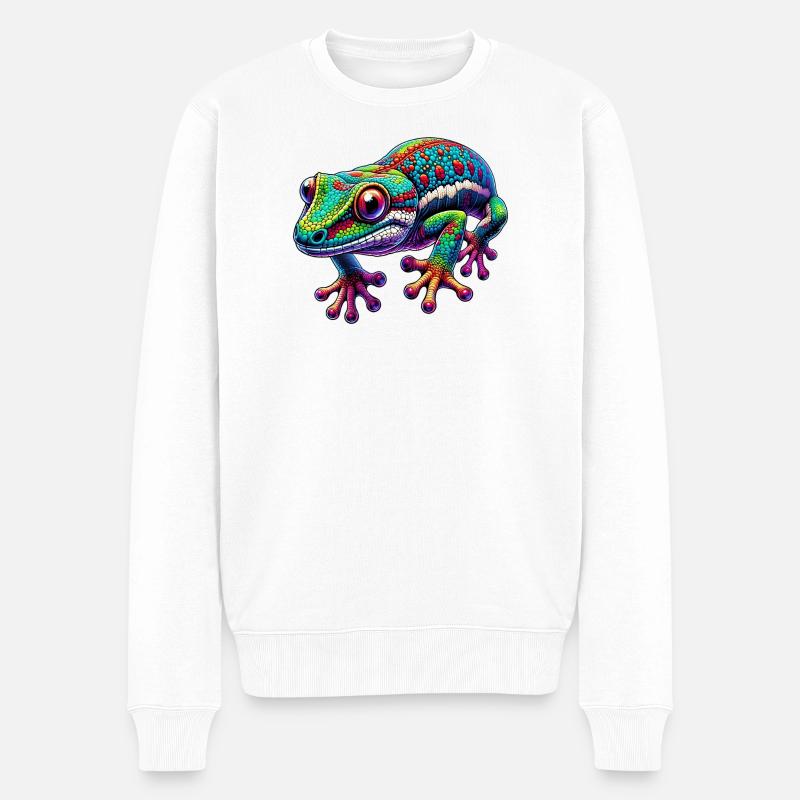 Gecko - Pull Premium bio Homme - blanc