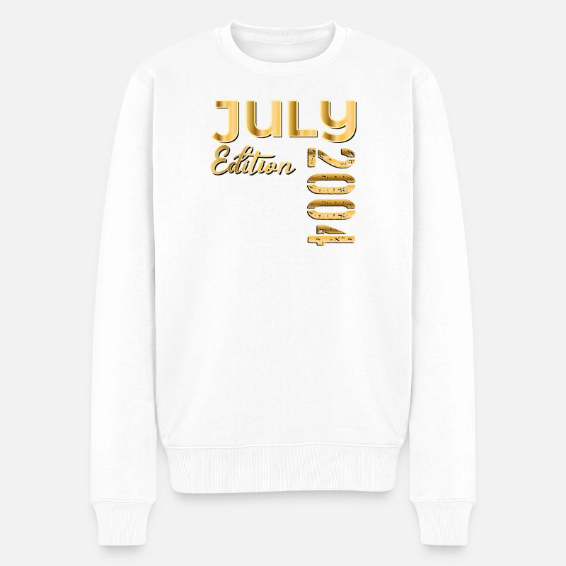 22e anniversaire juillet 2004 - Pull Premium bio Homme - blanc
