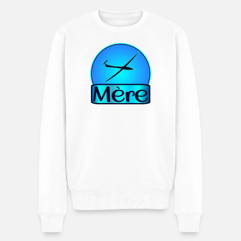 Mère Pilote - Pull Premium bio Homme - blanc