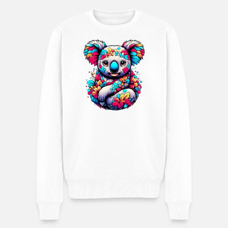 Koala - Pull Premium bio Homme - blanc