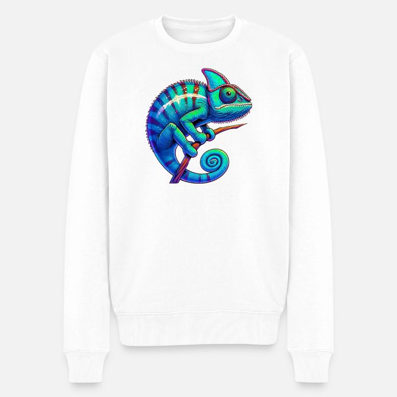Caméléon - Pull Premium bio Homme - blanc