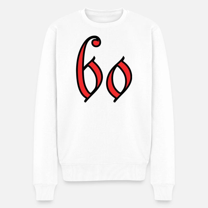 60 - Pull Premium bio Homme - blanc