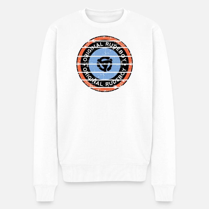 Original Rudeboy - Pull Premium bio Homme - blanc
