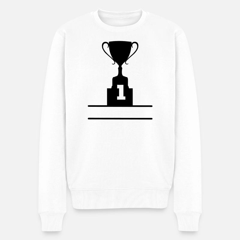 Coupe numéro 1 - Pull Premium bio Homme - blanc