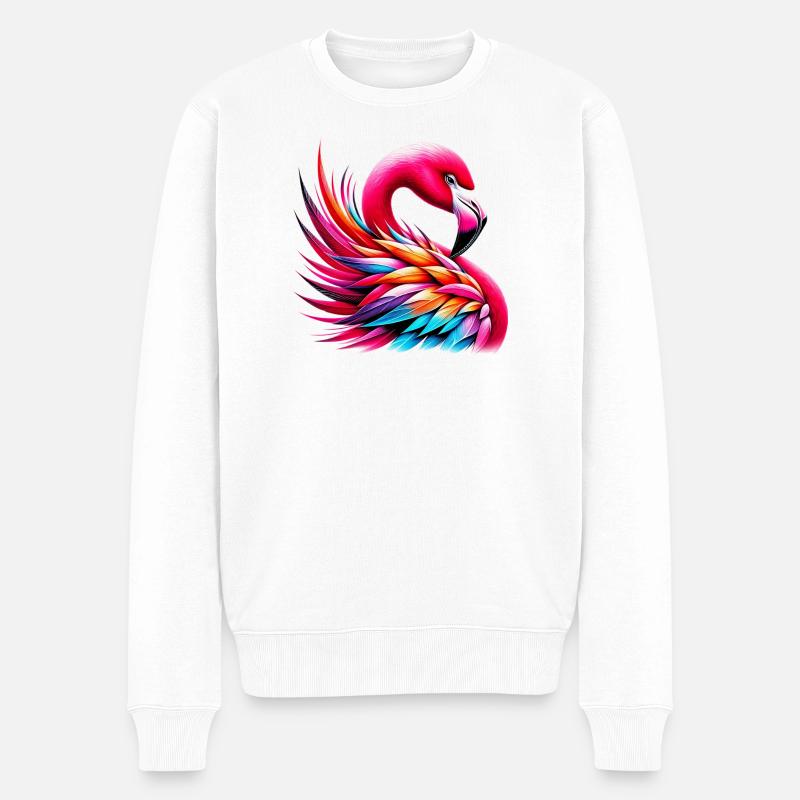 Flamant - Pull Premium bio Homme - blanc