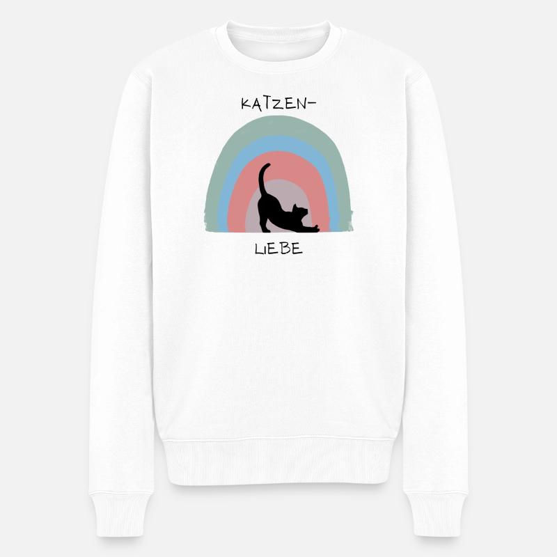 Amour des chats - Pull Premium bio Homme - blanc