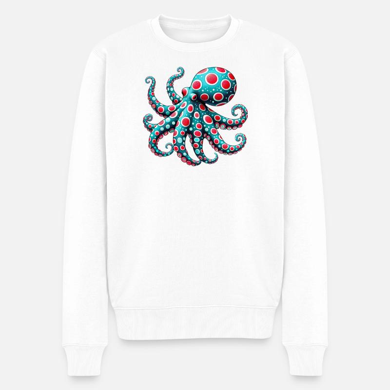 Pieuvre - Pull Premium bio Homme - blanc