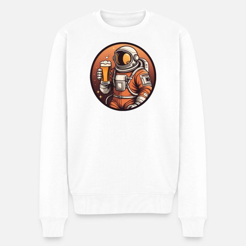 Star Beer Astronaute - Pull Premium bio Homme - blanc
