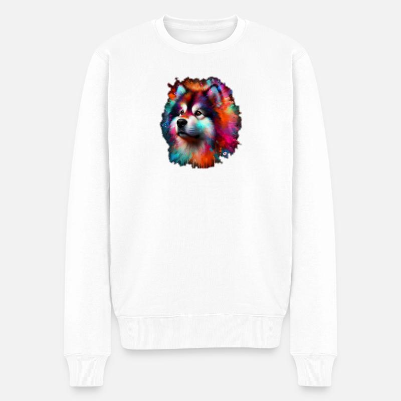 Malamute Faros - Pull Premium bio Homme - blanc