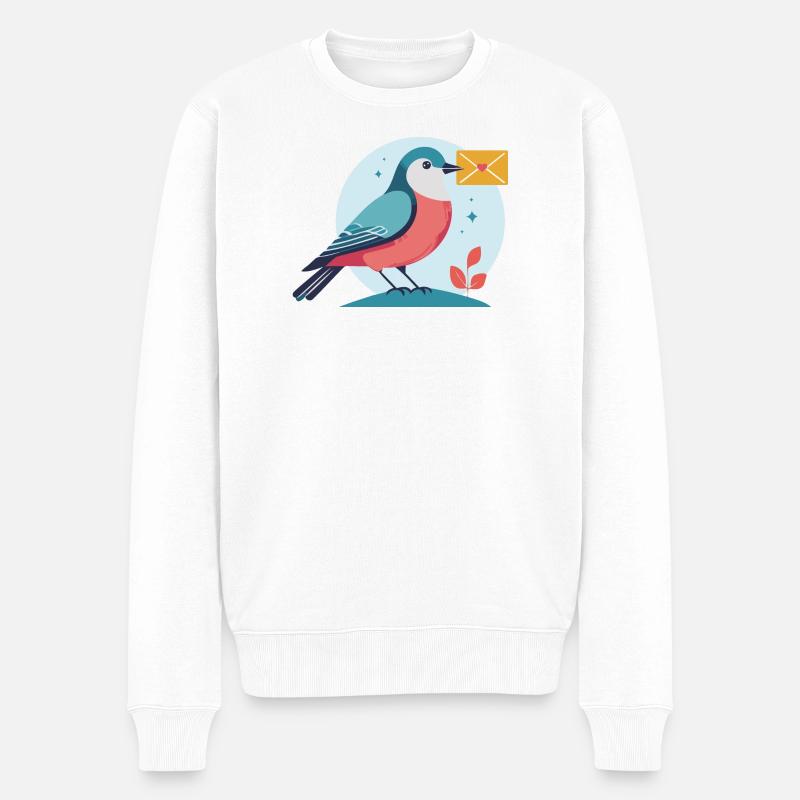 lettre pour vous - Pull Premium bio Homme - blanc
