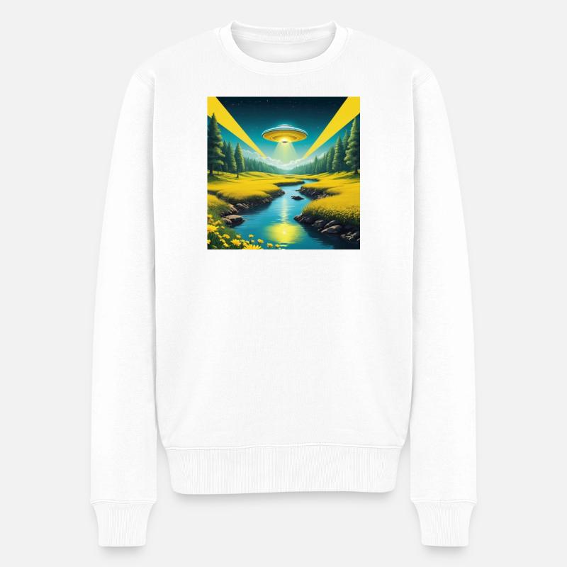 OVNI - Pull Premium bio Homme - blanc