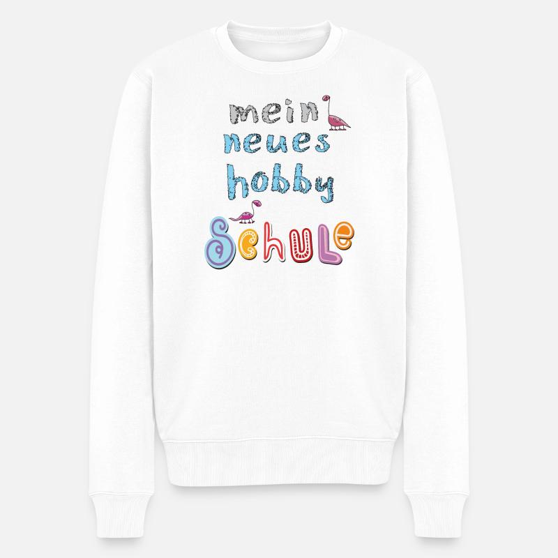 Écolier Enfant - Pull Premium bio Homme - blanc