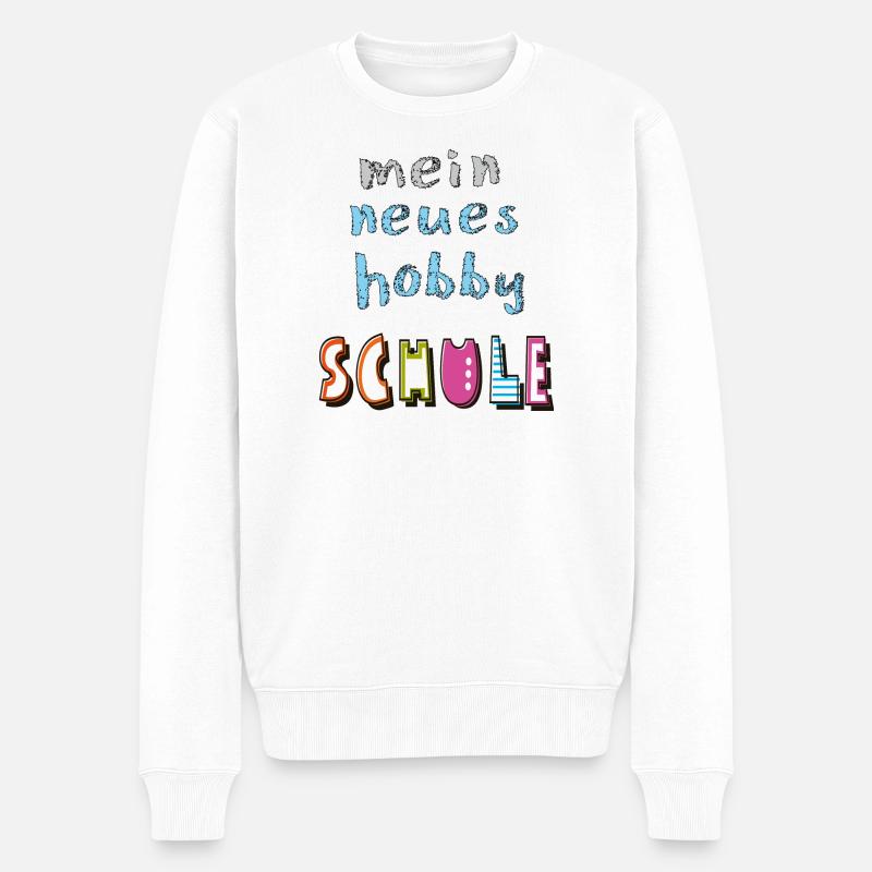 Écolier Enfant - Pull Premium bio Homme - blanc