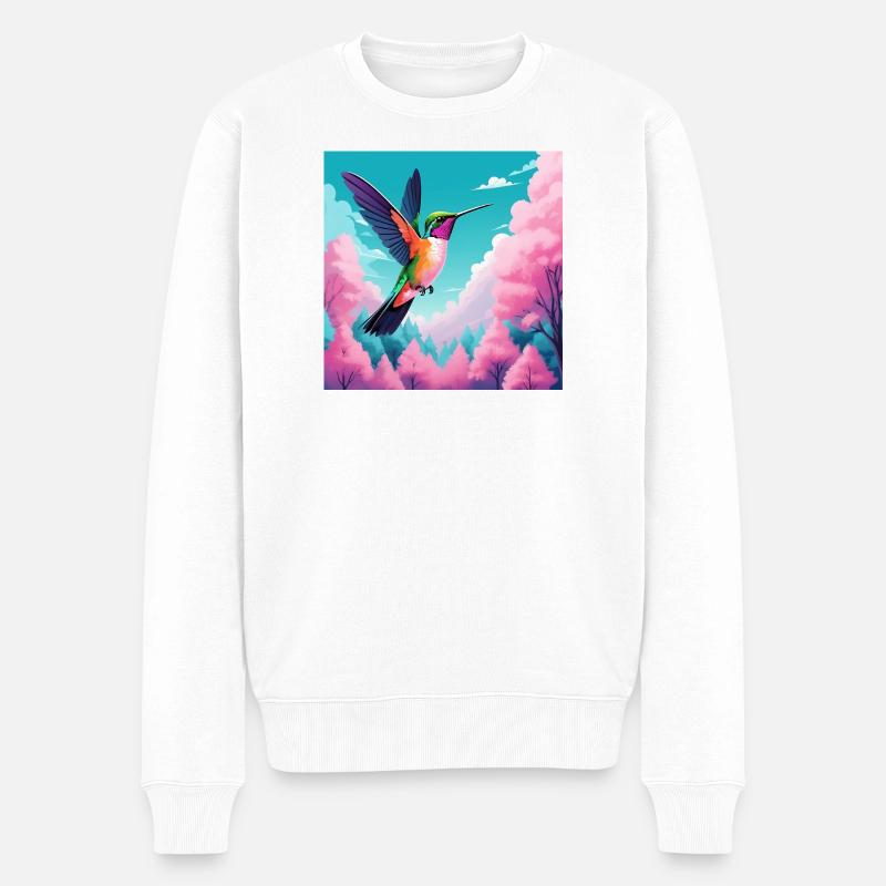 Colibri - Pull Premium bio Homme - blanc