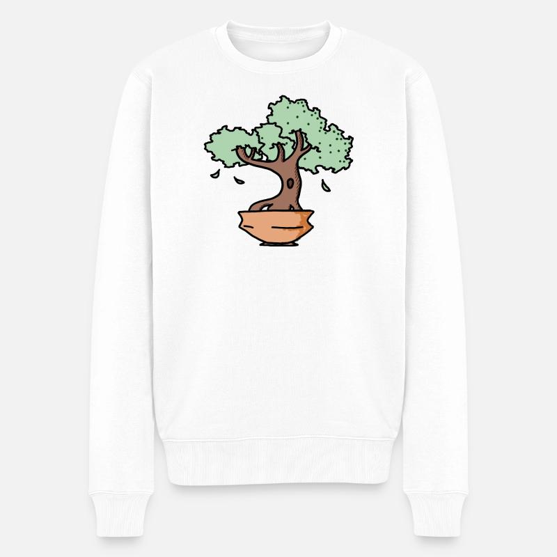 arbre zen - Pull Premium bio Homme - blanc