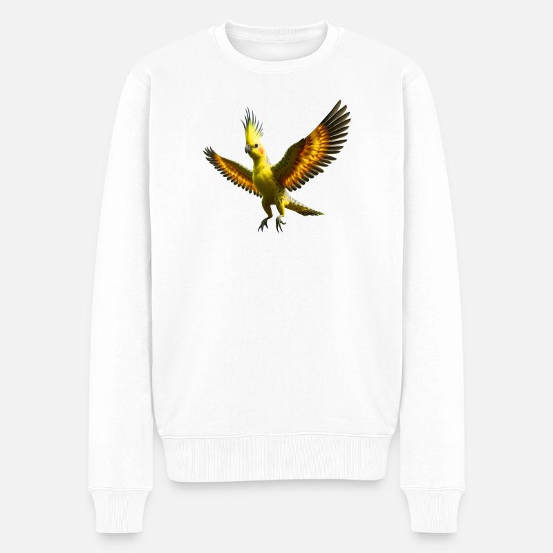 Calopsitte (21) - Pull Premium bio Homme - blanc