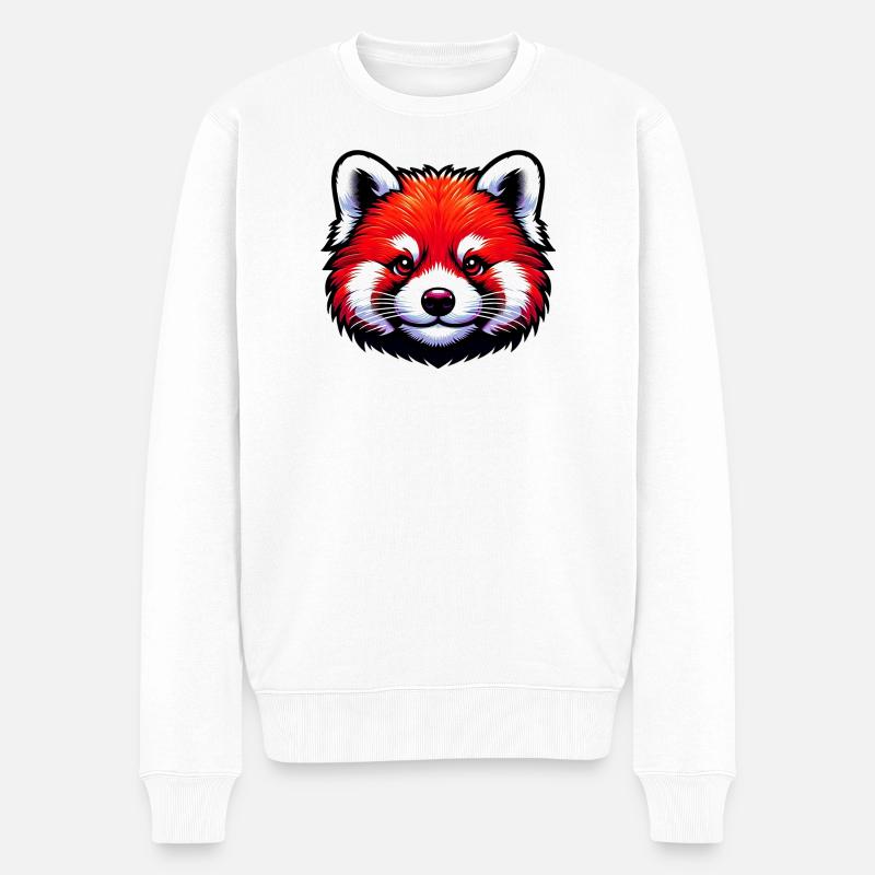 Petit panda - Pull Premium bio Homme - blanc