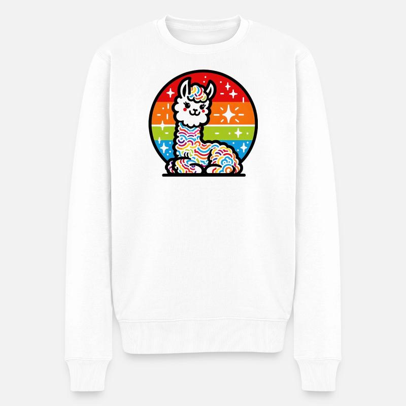 Alpaga - Pull Premium bio Homme - blanc