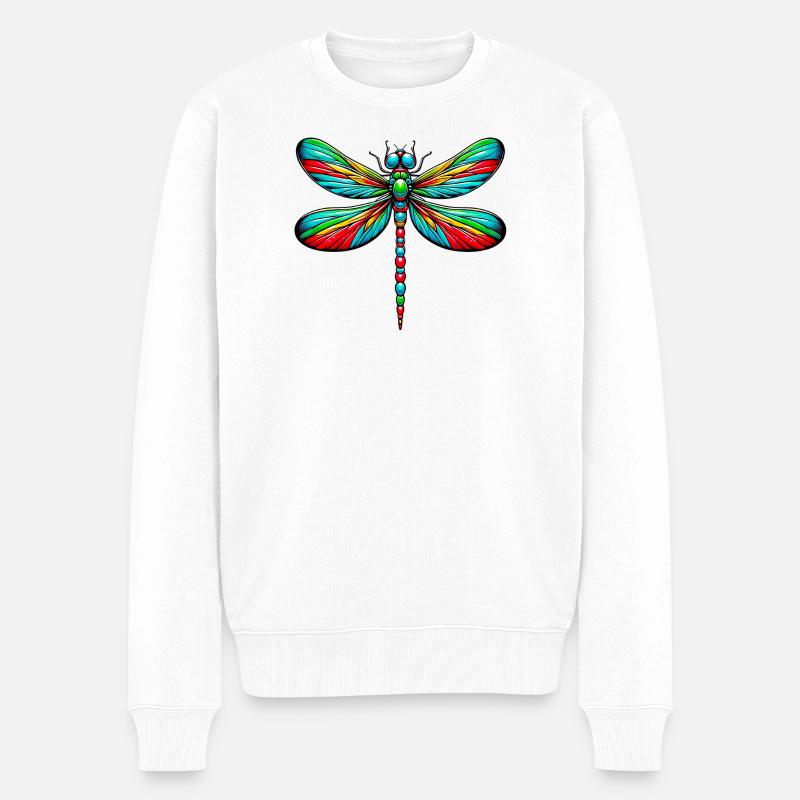 Libellule - Pull Premium bio Homme - blanc