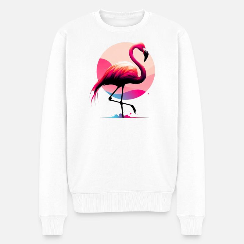 Flamant - Pull Premium bio Homme - blanc