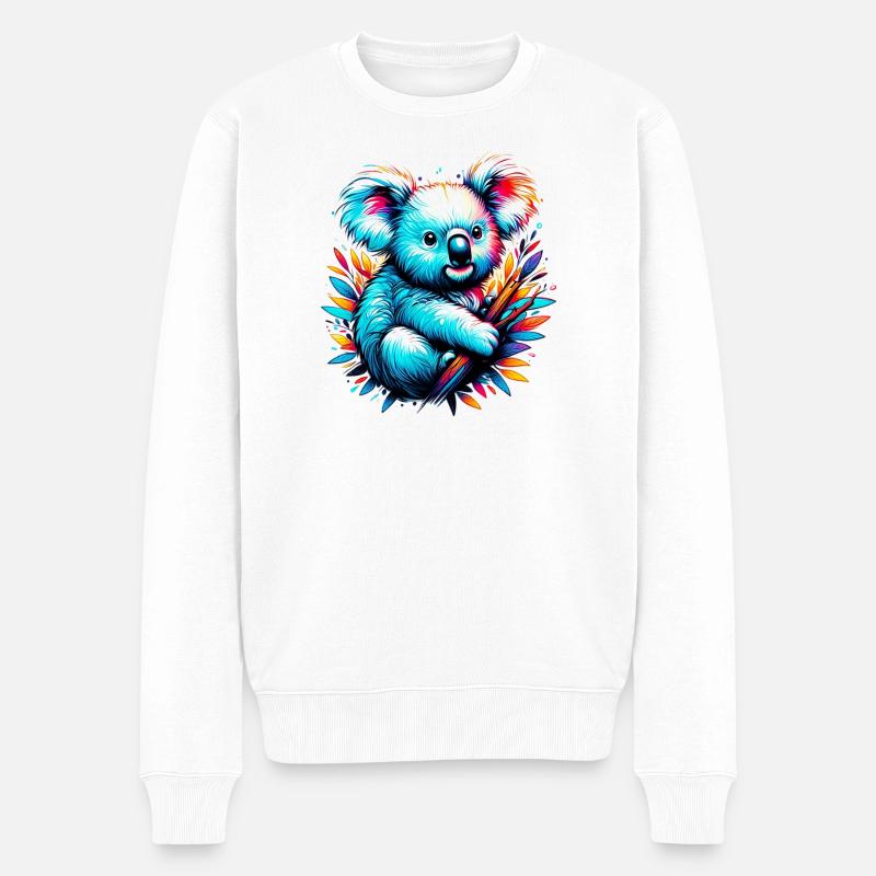 Koala - Pull Premium bio Homme - blanc