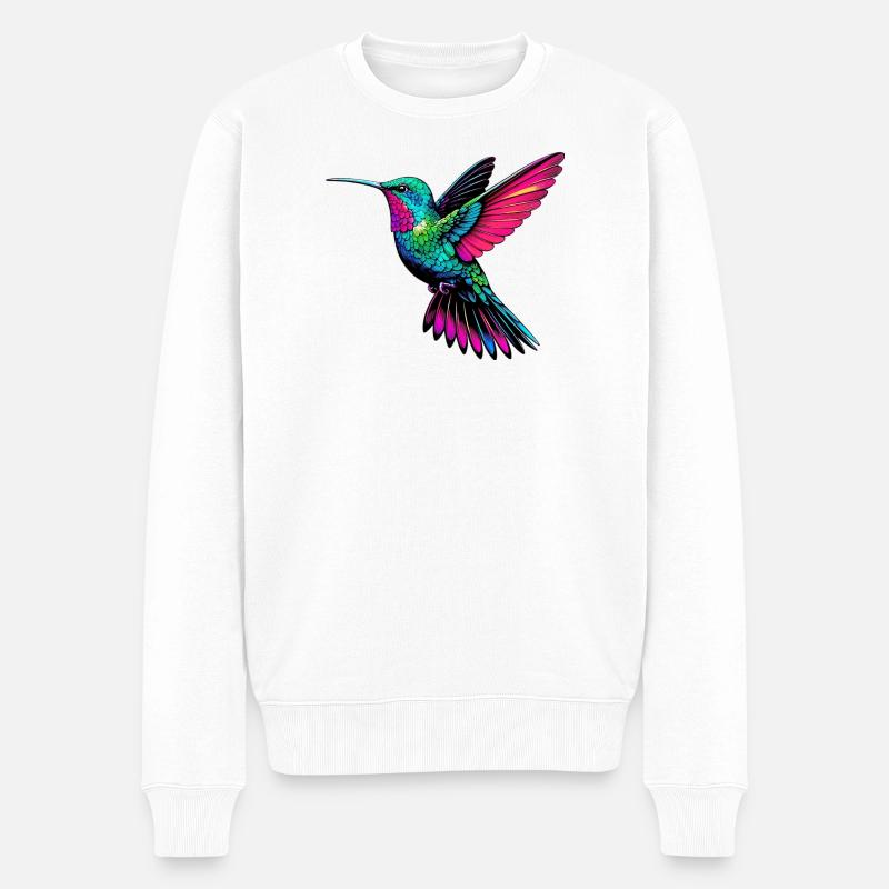 Colibri - Pull Premium bio Homme - blanc