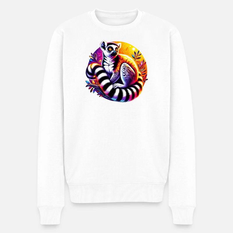Lémurien - Pull Premium bio Homme - blanc