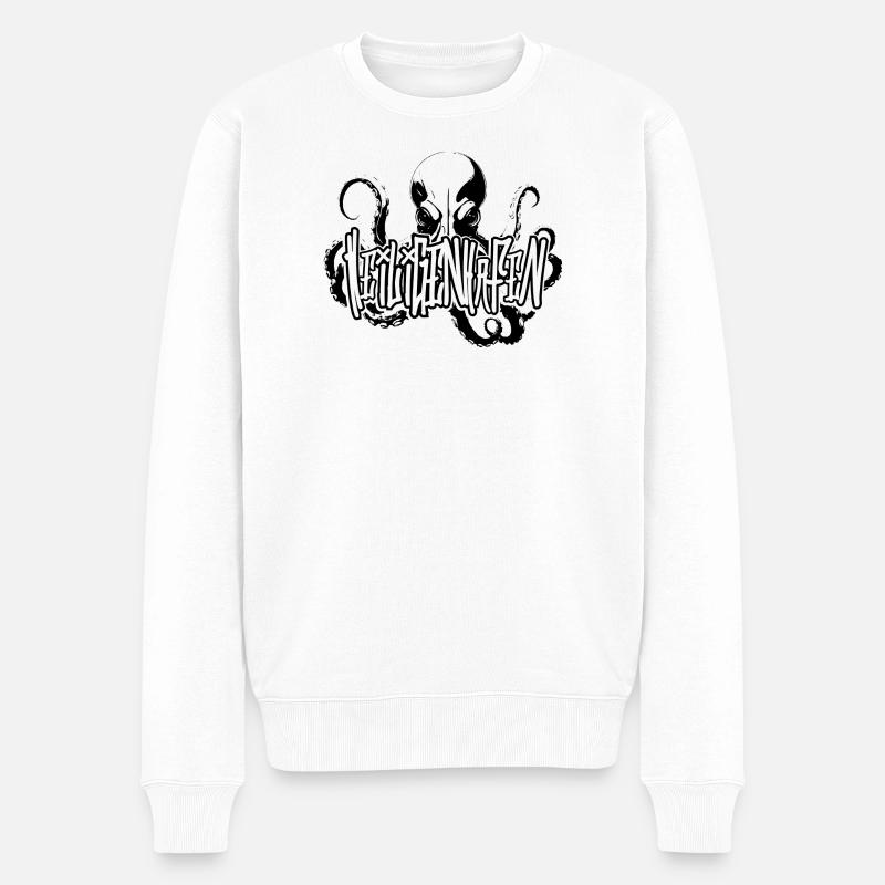 Heiligenhafen Octo Deep Dive Design - Pull Premium bio Homme - blanc