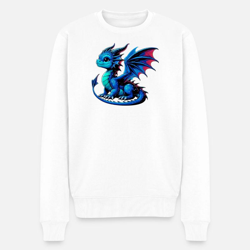 Dragon - Pull Premium bio Homme - blanc