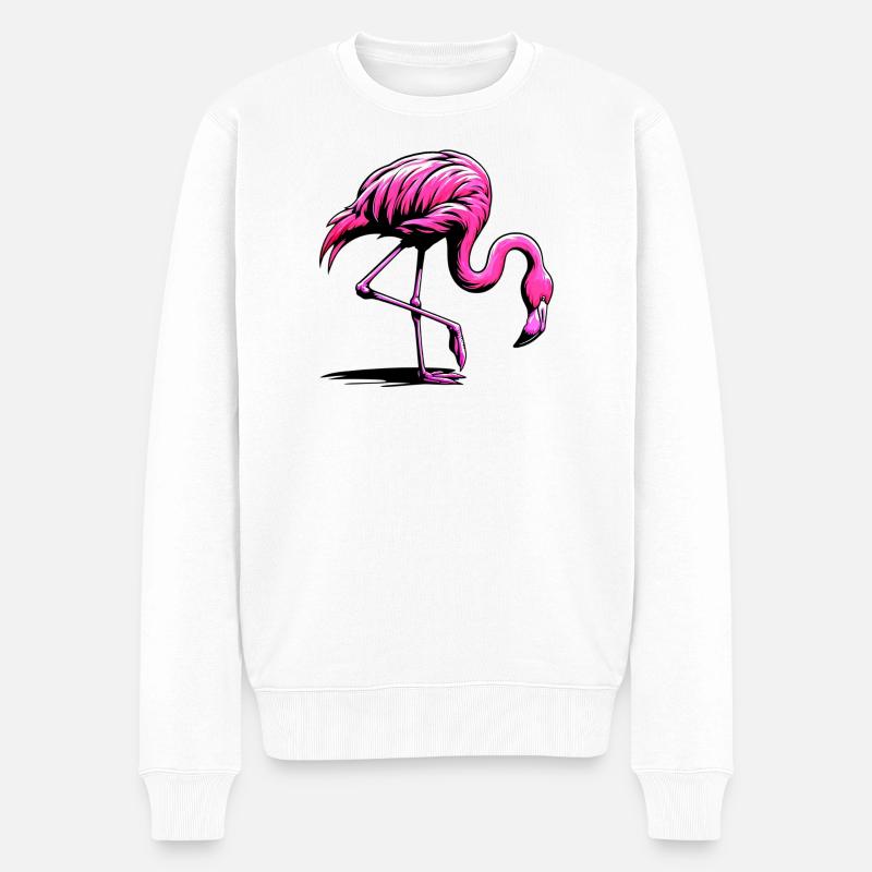 Flamant - Pull Premium bio Homme - blanc