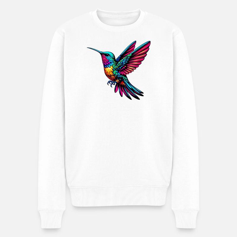 Colibri - Pull Premium bio Homme - blanc
